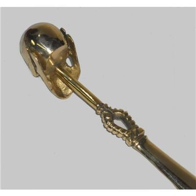 Metal Gold Kafatasılı Ayakkabı Çekeceği 28,5Cm