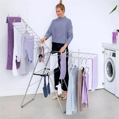 Metalik Gri Çamaşır Kurutma Askısı-25 Metre