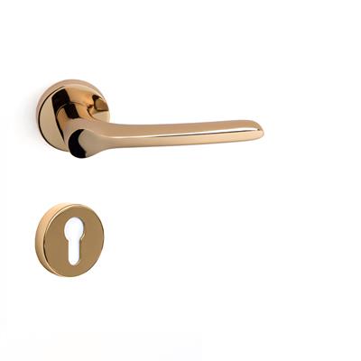 Metıs Rozetli Kapı Kolu Takımı Altın Renk