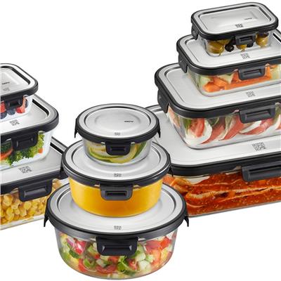 Mılo Gıda Saklama Kabı Dikdörtgen 400 Ml Paslanmaz Çelik Kapaklı