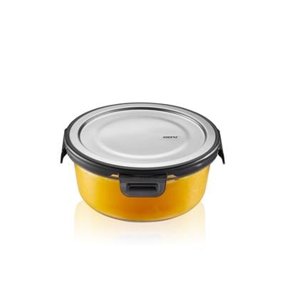 Mılo Gıda Saklama Kabı Yuvarlak 600 Ml Paslanmaz Çelik Kapaklı