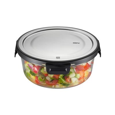 Mılo Gıda Saklama Kabı Yuvarlak 900 Ml Paslanmaz Çelik Kapaklı