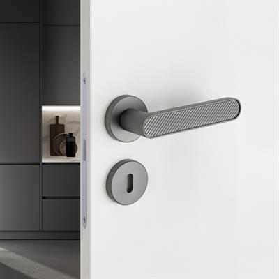 Mua Rozetli Kapı Kolu Füme Renk