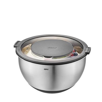 Muovo 2Li Set Sıçrama Koruma Kapaklı Kase Seti 2,5 Ve 4,5 Litre