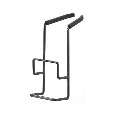 Musluk Askılı Çift Süngerlik Çelik Siyah Renk