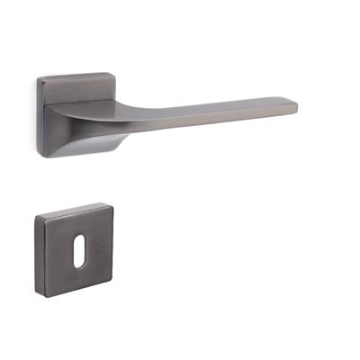 Nestor Rozetli Kapı Kolu Takımı Füme Renk