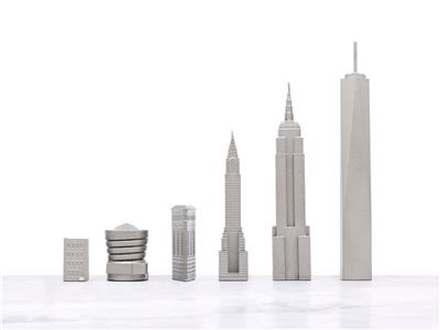 New York Paslanmaz Çelik Satranç Takımı