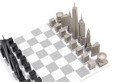 New York Paslanmaz Çelik Satranç Takımı