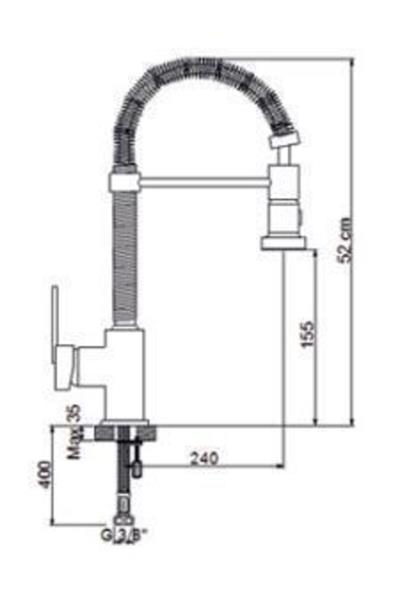 Newart Kısa Endüstriyel Evye Bataryası