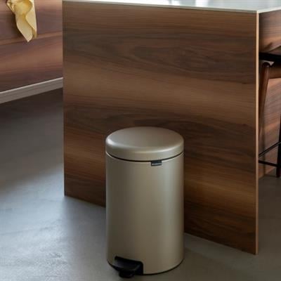 Newıcon Champagne Pedallı Çöp Kutusu 20 L 