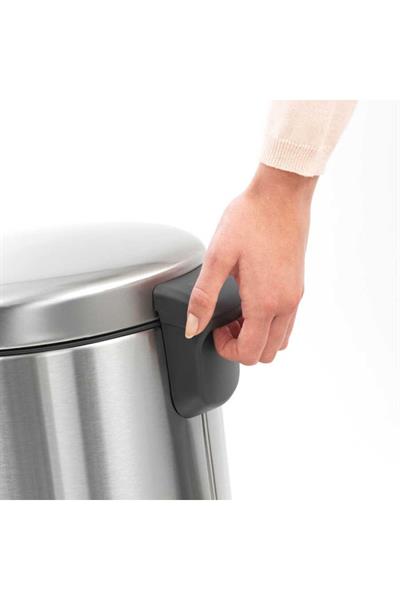 Newıcon Fpp Matt Steel Pedallı Çöp Kutusu