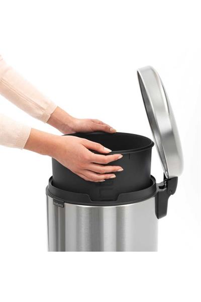 Newıcon Fpp Matt Steel Pedallı Çöp Kutusu