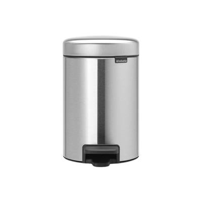 Newıcon Matt Steel Pedallı Çöp Kutusu 3L