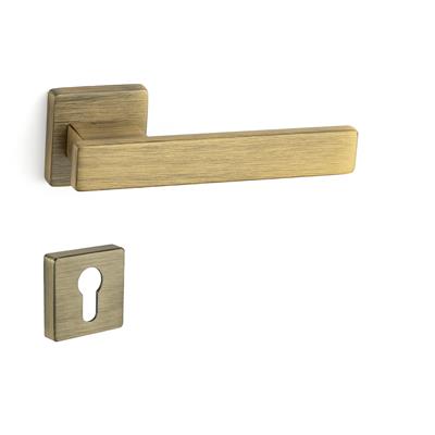 Norma Rozetli Kapı Kolu Takımı Antik Rengi