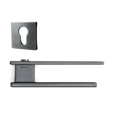 Norma Rozetli Kapı Kolu Füme Renk