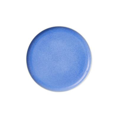 North Seramik Öğle Yemeği Tabağı Mat Beyaz/Parlak Nehir Çap:21 Cm