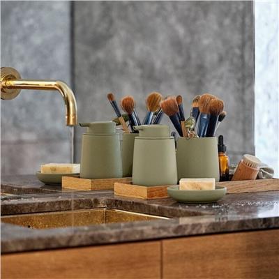 Nova One Katı Sabunluk Matcha Yeşili Çap:11 cm