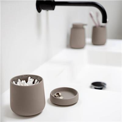 Nova One Seramik Kavanoz 2 Parça Taupe 290 ml