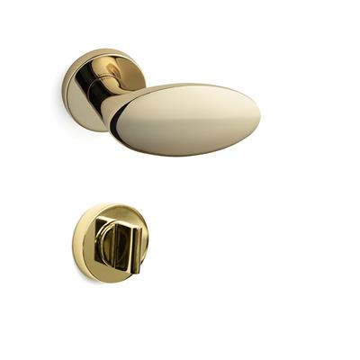 Oberon Rozetli Kapı Kolu Takımı Altın Rengi