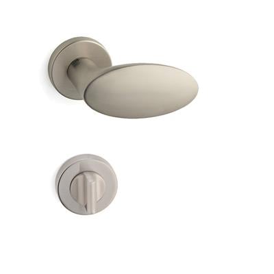 Oberon Rozetli Kapı Kolu Takımı Saten Rengi