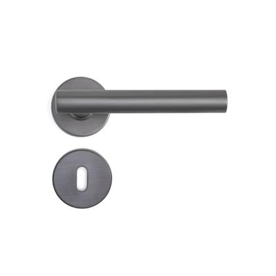 Odıa Rozetli Kapı Kolu Füme Renk