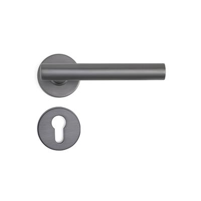 Odıa Rozetli Kapı Kolu Füme Renk