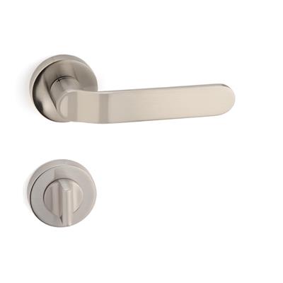 Opal Rozetli Kapı Kolu Takımı Saten Renk