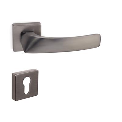 Orıon Rozetli Kapı Kolu Takımı Füme Renk