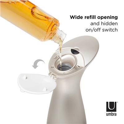 Otto Beyaz/Gri Sensörlü Sıvı Sabunluk