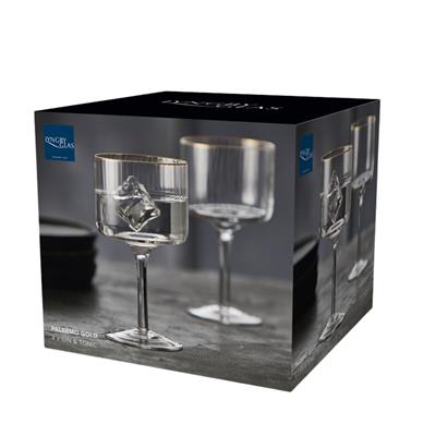 Palermo Gold Cin Tonik Bardağı 4 Adet 45 Cl