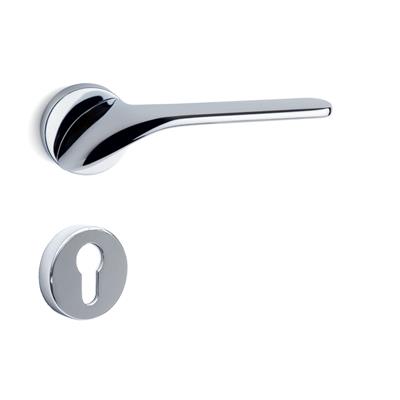 Palma Rozetli Kapı Kolu Takımı Krom Renk