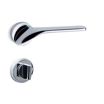 Palma Rozetli Kapı Kolu Takımı Krom Renk