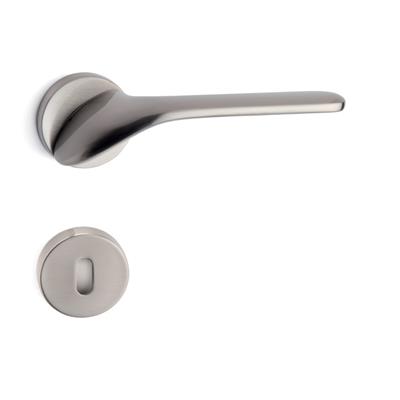 Palma Rozetli Kapı Kolu Takımı Saten Renk