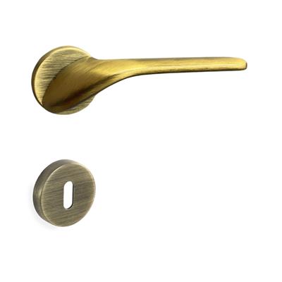 Palma Rozetli Kapı Kolu Takımı Antik Renk