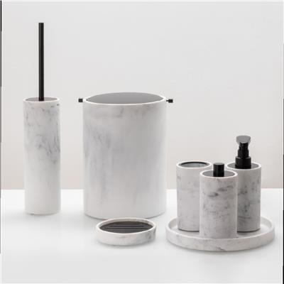 Pamukluk Mermer Deseni/Siyah Renk 147X73X73 Mm