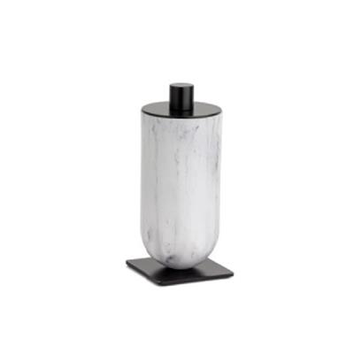 Pamukluk Mermer Deseni/Siyah Renk 165X75X75 Mm