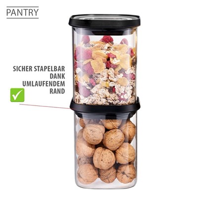 Pantry 4Lü Erzakk Saklama Kabı 400 Ml, 2X900 Ml, 1400 Ml