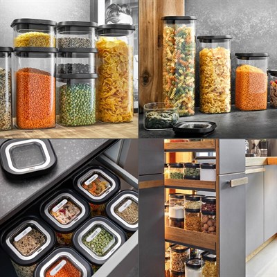 Pantry 4Lü Erzakk Saklama Kabı 400 Ml, 2X900 Ml, 1400 Ml