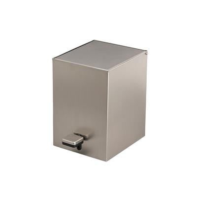Pedallı Kare Çöp Kovası 3 Lt Saten 262x245x180 mm