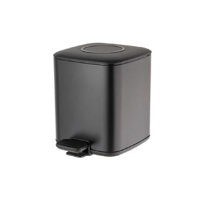 Pedallı 9 L Siyah Çöp Kovası 31x23x31 cm