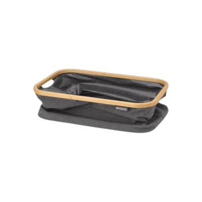 Pepper Black Katlanabilir Dikdörtgen Kumaş Çamaşır Sepeti 40 L