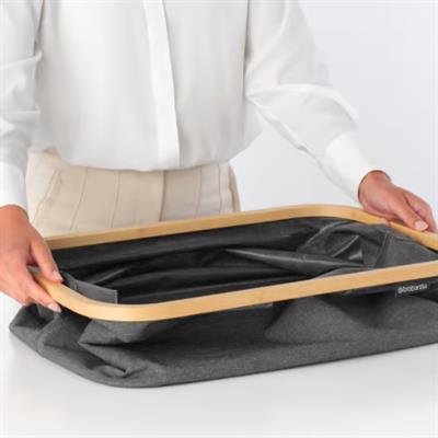 Pepper Black Katlanabilir Dikdörtgen Kumaş Çamaşır Sepeti 40 L