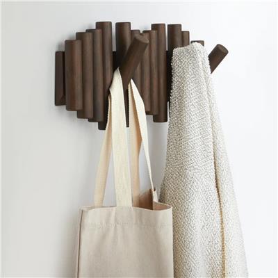 Pıcket Ceviz Rengi 5li Askılık 38 x 17 x 4 cm