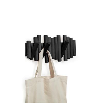 Pıcket Siyah Çoklu 5li Askılık 38 x 17 x 4 cm