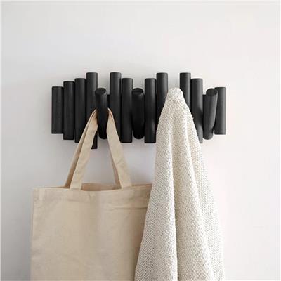 Pıcket Siyah Çoklu 5li Askılık 38 x 17 x 4 cm