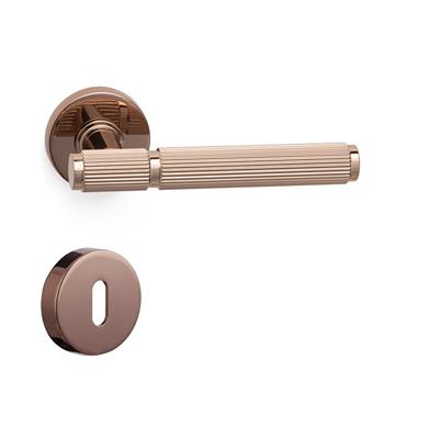 Pıxar-L Rozetli Kapı Kolu Takımı Rose Renk