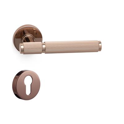 Pıxar-L Rozetli Kapı Kolu Takımı Rose Renk