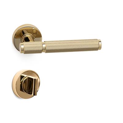 Pıxar-T Rozetli Kapı Kolu Takımı Altın Renk