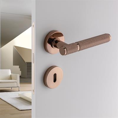 Pıxar-T Rozetli Kapı Kolu Takımı Rose Renk