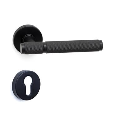 Pıxar-T Rozetli Kapı Kolu Takımı Siyah Renk